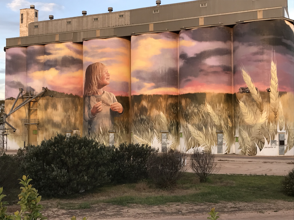 Kimba Painted Silos