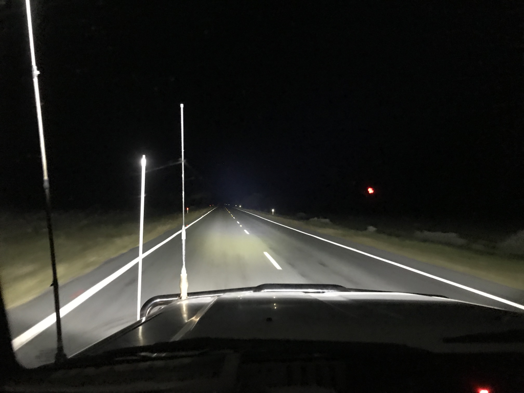 Night Driving at Hay