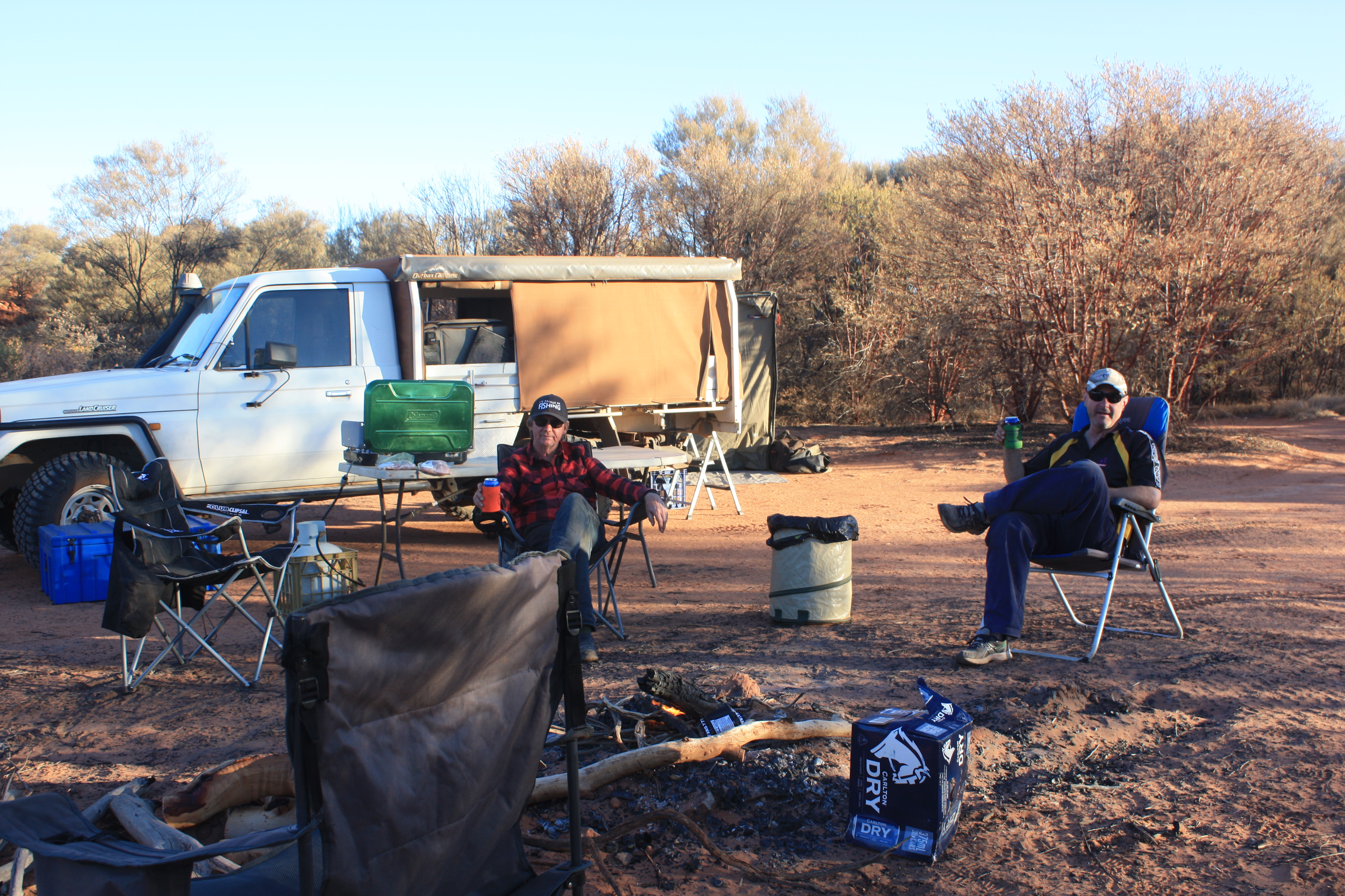 Setting up Camp